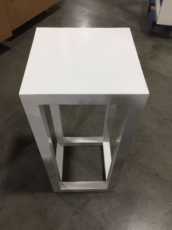 Photo 1 of WHITE DISPLAY STAND L16 x W16 x H36