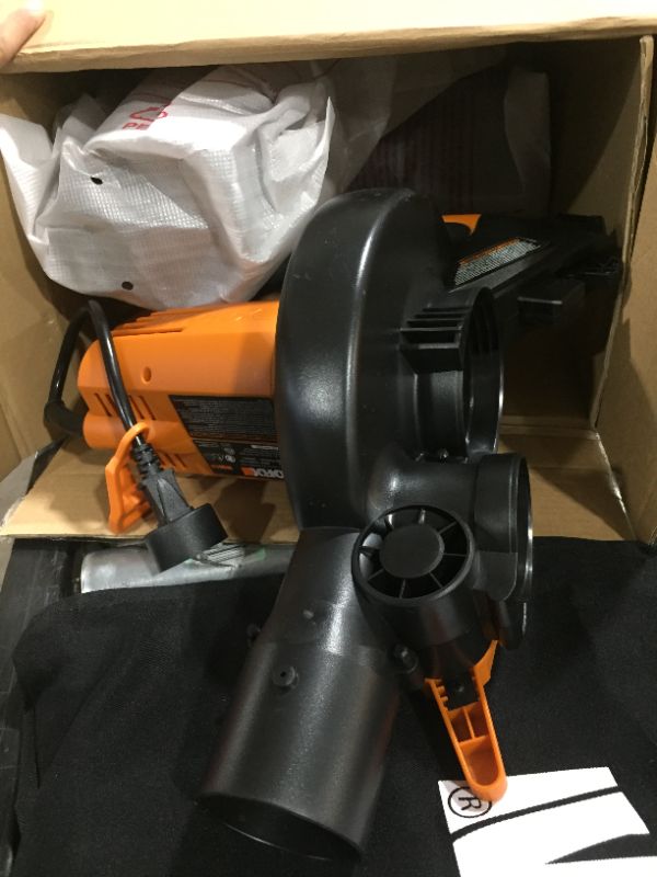 Photo 1 of 210 MPH 350 CFM Electric 12 Amp Leaf Blower/Mulcher/Vac with Metal Impeller