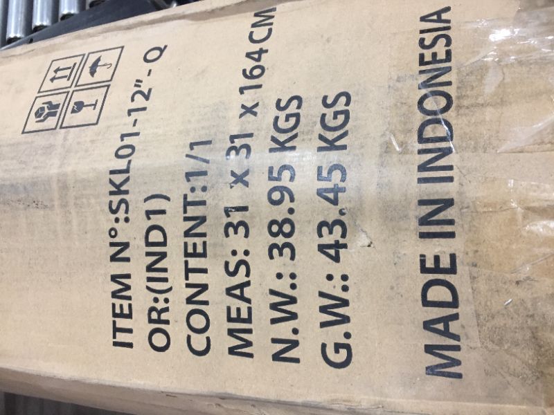 Photo 1 of Swiss Ortho Sleep, 12" Inch Certified Independently & Individually Wrapped Pocketed Encased Coil Pocket Spring Contour Mattress - Queen