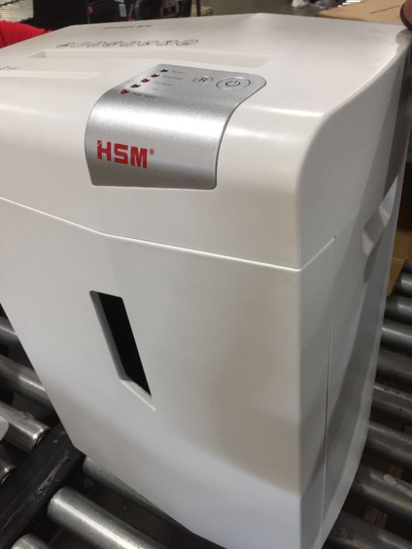 Photo 2 of HSM shredstar S25 Strip-Cut Shredder; Shreds Up to 25 Sheets; 6.9-Gallon Capacity Shredder, White