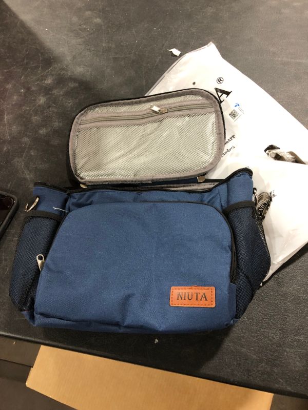 Photo 1 of NIUTA Insulated Lunch Bag for Men/Womens, Lunch Box, Upgraded version Double Deck Reusable Lunch Pail (blue)
