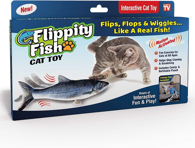 Photo 1 of Ontel Flippity Fish Cat Toy
