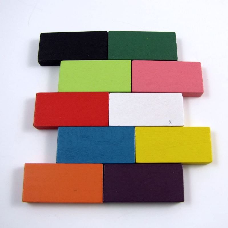Photo 1 of  240pcs Authentic Standard Domino Blocks Set, Kids Educational Racing Toy Tile Games