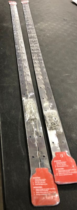 Photo 2 of 2 PACK!!! Everbilt
1-1/2 in. x 48 in. Bright Nickel Continuous Hinge