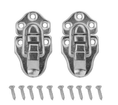 Photo 1 of 3 PACK TOTAL OF 6! Everbilt
2-3/4 in. x 1-1/2 in. Satin Nickel Chest Latches