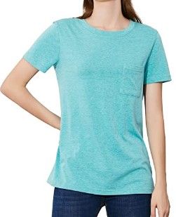 Photo 1 of Z-VAPRESS Womens Short/Long Sleeve T Shirts Crew/V Neck Basic Tshirt Tops Loose Casual Tunic Blouse
SMALL 