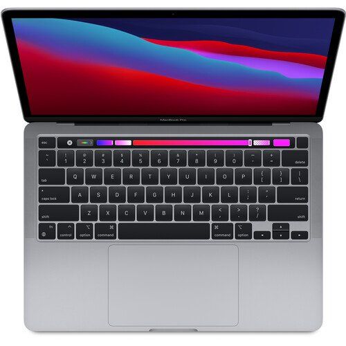 Photo 1 of Apple MacBook Pro with Apple M1 Chip (13-inch, 8GB RAM, 512GB SSD Storage) - Space Gray (Latest Model)
