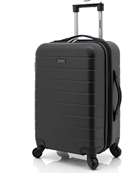 Photo 1 of Wrangler Smart Luggage Set with Cup Holder and USB Port, Black, 28-Inch Check-in

