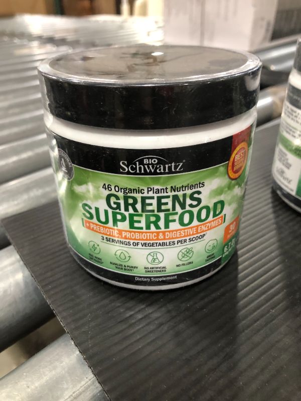 Photo 1 of BioSchwartz Greens Superfood, 6.7 oz (190 g)
BB 05 2022 