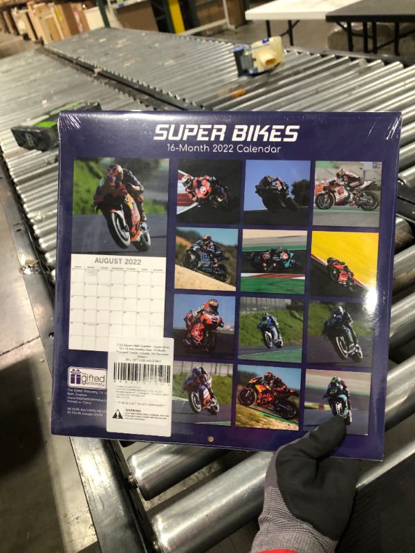 Photo 3 of 2022 Square Wall Calendar - Super Bikes, 12 x 12 Inch Monthly View, 16-Month