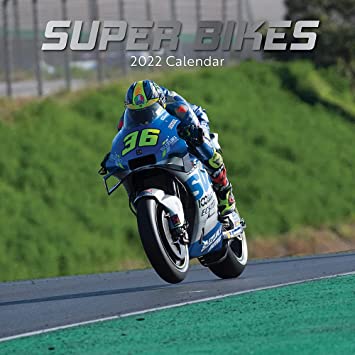 Photo 1 of 2022 Square Wall Calendar - Super Bikes, 12 x 12 Inch Monthly View, 16-Month