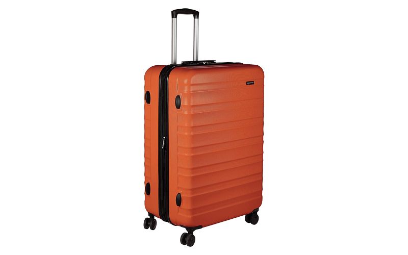 Photo 1 of amazonbasics orange suitcase 18inch