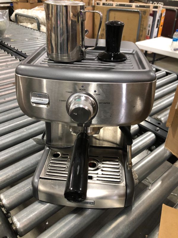 Photo 2 of Calphalon BVCLECMP1 Temp iQ Espresso Machine with Steam Wand, Stainless