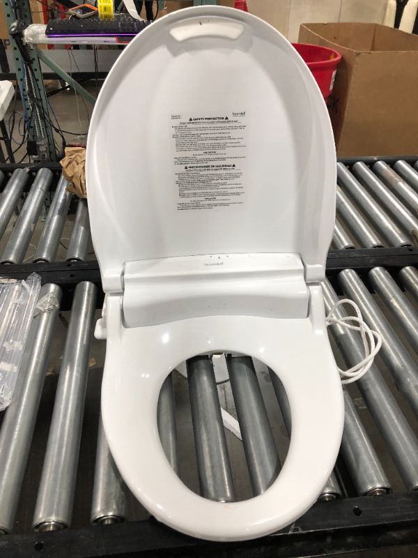 Photo 3 of Brondell Swash Electronic Bidet Toilet Seat LE99, Fits Elongated Toilets, White – Lite-Touch Remote, Warm Air Dryer, Strong Wash Mode, Stainless-Steel Nozzle, Saved User Settings & Easy Installation