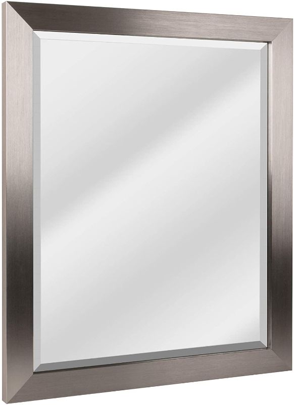 Photo 1 of brushed nickel mirror 24x36