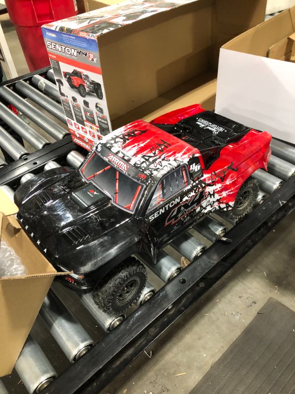 Photo 3 of ARRMA 1/10 SENTON 4X4 V3 3S BLX Brushless Short Course Truck RTR (Transmitter and Receiver Included, Required Batteries and Charger Not Included ), Red, ARA4303V3T2