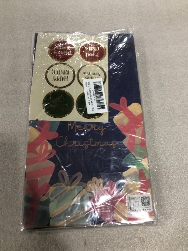 Photo 2 of AOE 12pcs Medium Premium Christmas Gift Bags- Classic Variety Kraft Gift Bulk Christmas New Year Candy Treat Bags Reusable Wrap Bags for Party(Medium 10.63" x 5.9" x 3.74", 12Pcs)