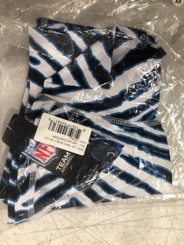 Photo 2 of Zubaz Officially Licensed NFL Women's Zebra Print Leggings, Team Color
size xs