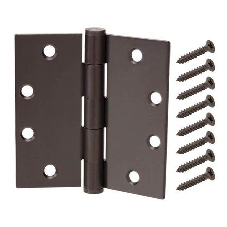 Photo 1 of 4-1/2 in. X 4-1/2 in. Oil-Rubbed Bronze Commercial Grade Door Hinge
