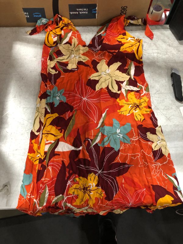 Photo 2 of Misty Floral Tie Shoulder Dress Medium