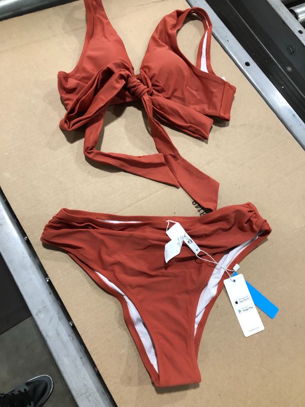 Photo 1 of Burnt Orange Stylish O-Ring Bikini
MEDIUM