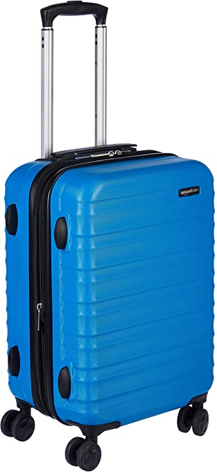 Photo 1 of Amazon Basics 21-Inch Hardside Spinner, Blue
