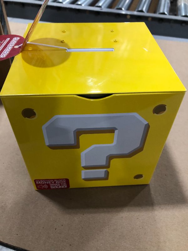 Photo 2 of Paladone Nintendo Super Mario Bros. Question Block - Money Box Coin Bank
