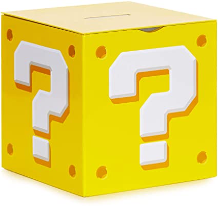 Photo 1 of Paladone Nintendo Super Mario Bros. Question Block - Money Box Coin Bank
