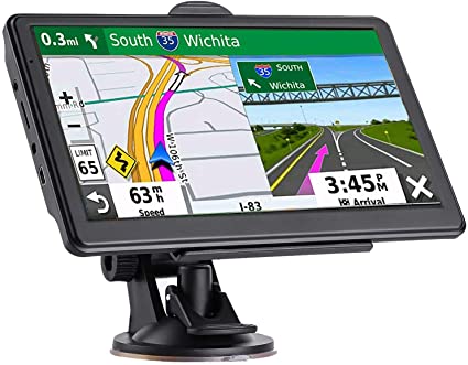 Photo 1 of GPS Navigation for Car, Latest 2022 Map 7 inch Touch Screen Car GPS 256-8GB, Voice Turn Direction Guidance, Support Speed and Red Light Warning, Pre-Installed North America Lifetime map Free Update……
