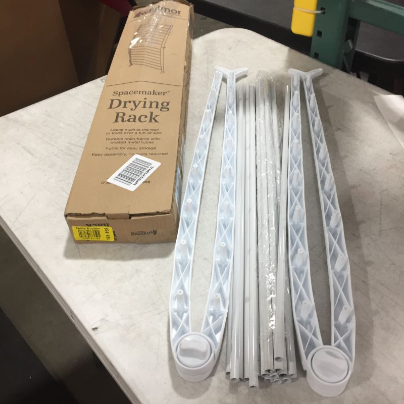 Photo 1 of Whitmor Spacemaker Drying Rack - White