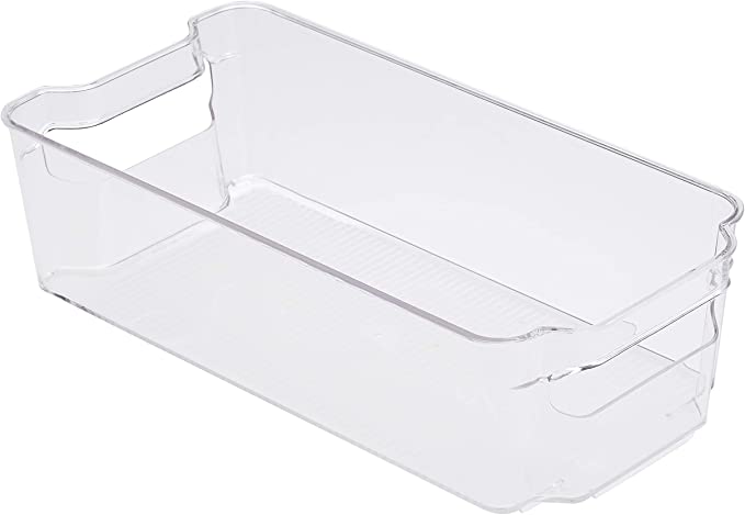 Photo 1 of Amazon Basics Plastic Fridge Storage Bin - Medium