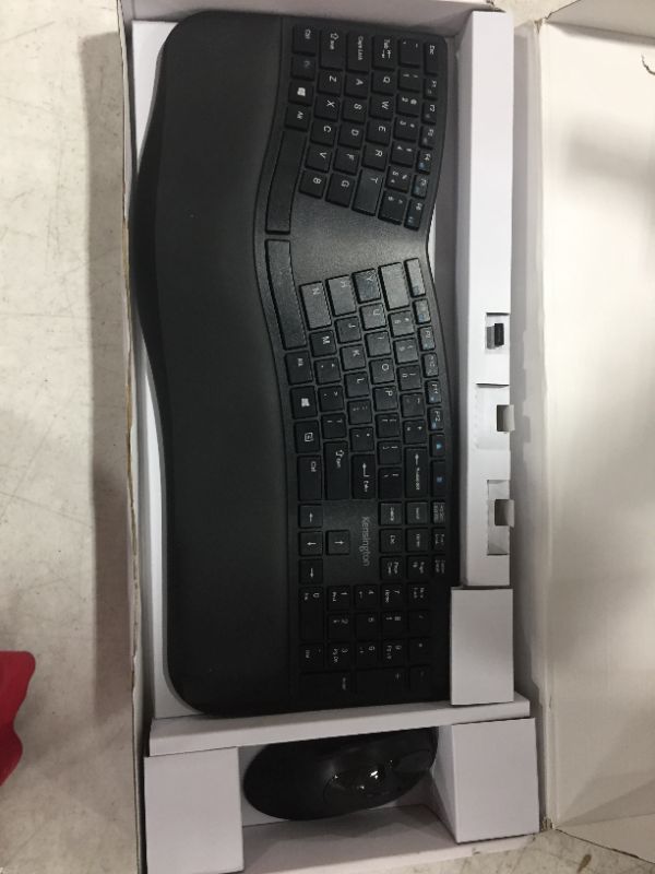 Photo 2 of Kensington Pro Fit Ergonomic Wireless Keyboard and Mouse - Black (K75406US)
