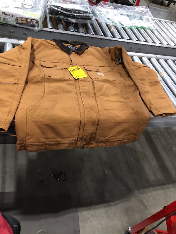 Photo 1 of Carhartt Men's Full Swing Relaxed Fit Washed Duck Insulated Traditional Coat SZ L
