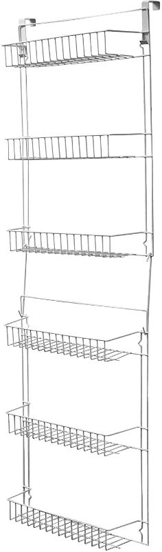 Photo 1 of 6-Tier Adjustable Pantry Shelves and Door Rack for Home Organization and Storage MISSING OVER THE DOOR HOOKS
