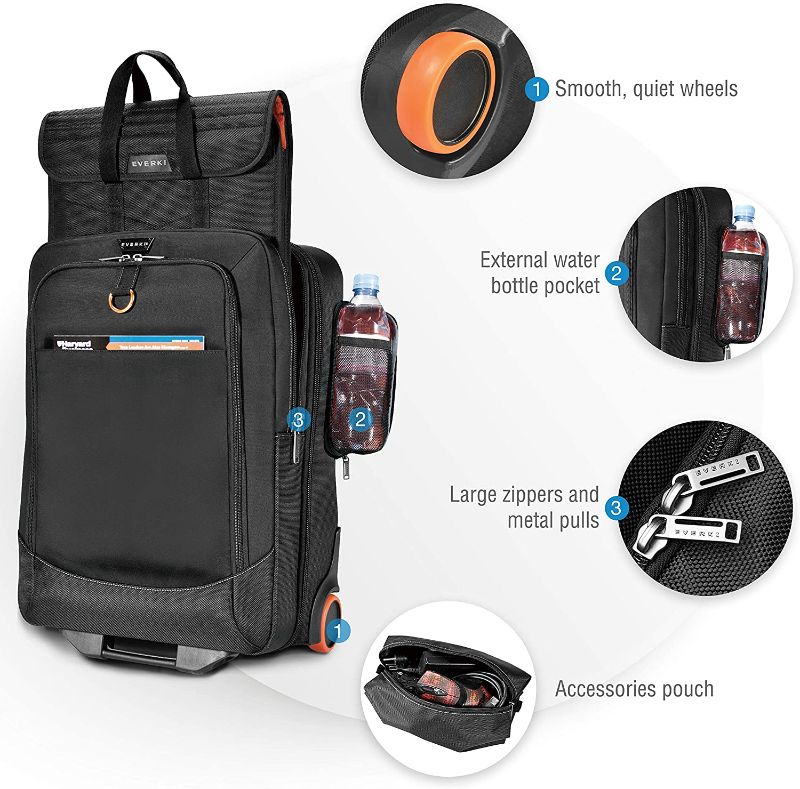 Photo 1 of EVERKI Wheeled 420 Carry-on 18.4-Inch Gaming or Workstation Laptop Trolley, Business Professional, Gamer (EKB420)

