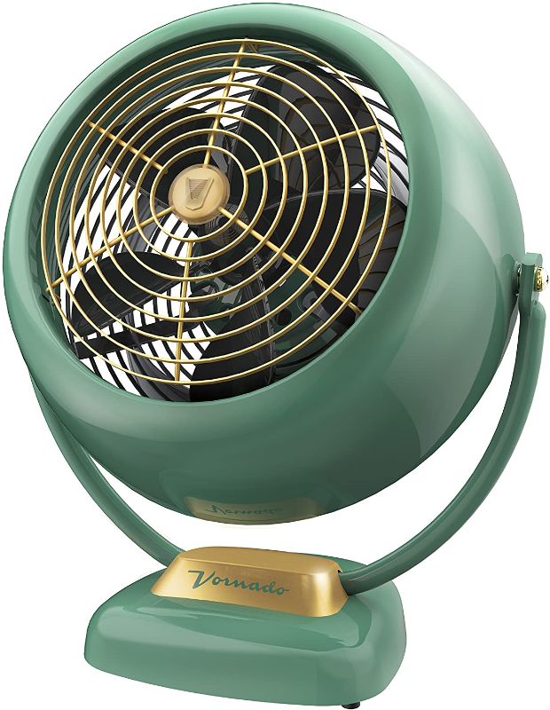 Photo 1 of Vornado VFAN Sr. Vintage Air Circulator Fan, Green MISSING SCREWS MOTOR TURNS ON
