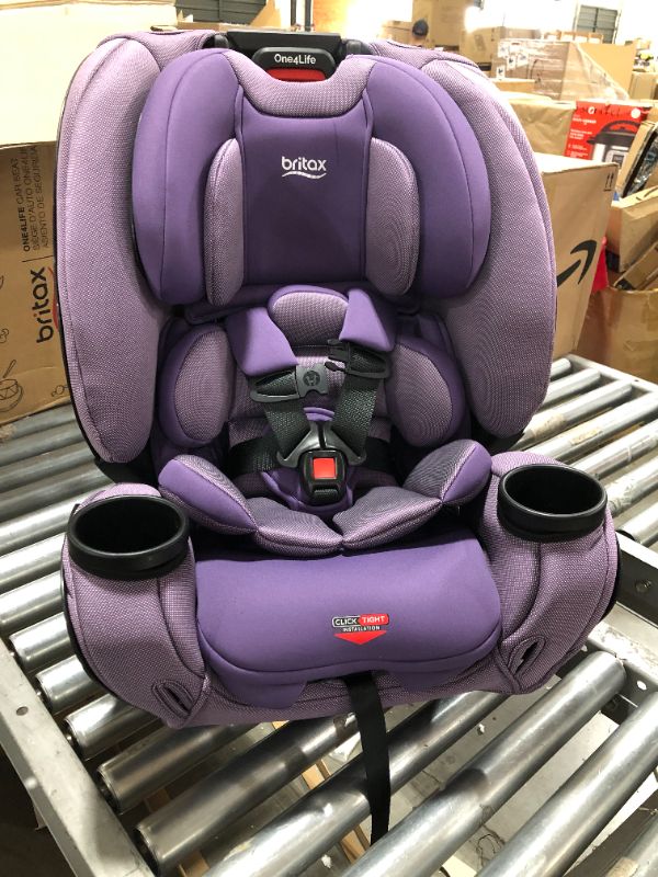 Photo 2 of Britax One4Life ClickTight All-In-One Convertible Car Seat - Plum SafeWash