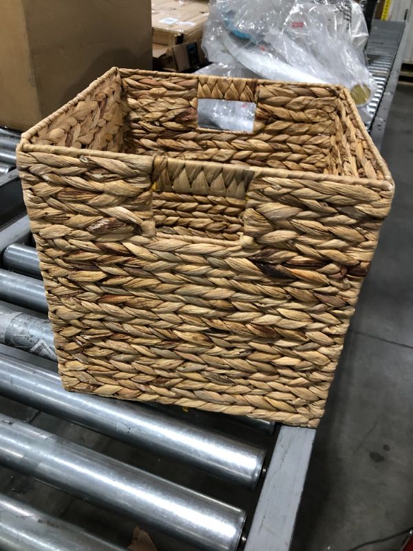 Photo 1 of Woven Folding Reed Cube Storage 