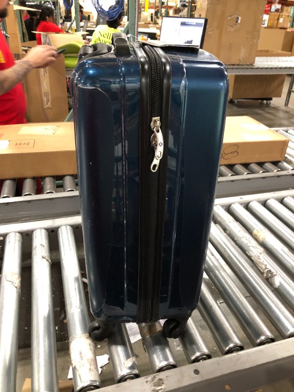 Photo 3 of Samsonite Winfield 2 Hardside Luggage with Spinner Wheels, Deep Blue, Carry-On 20-Inch HEAVY USE
