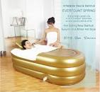 Photo 2 of "EVERFOUNT SPRING" Golden Color PVC Inflatable Portable Bathtub,Adult Bathtub For Adult TUB ONLY
