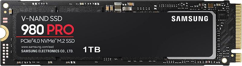 Photo 1 of SAMSUNG 980 PRO SSD 1TB PCIe 4.0 NVMe Gen 4 Gaming M.2 Internal Solid State Hard Drive Memory Card, Maximum Speed, Thermal Control, MZ-V8P1T0B FACTORY SEALED
