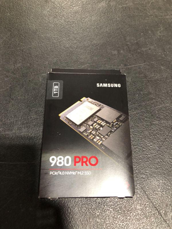 Photo 3 of SAMSUNG 980 PRO SSD 1TB PCIe 4.0 NVMe Gen 4 Gaming M.2 Internal Solid State Hard Drive Memory Card, Maximum Speed, Thermal Control, MZ-V8P1T0B FACTORY SEALED
