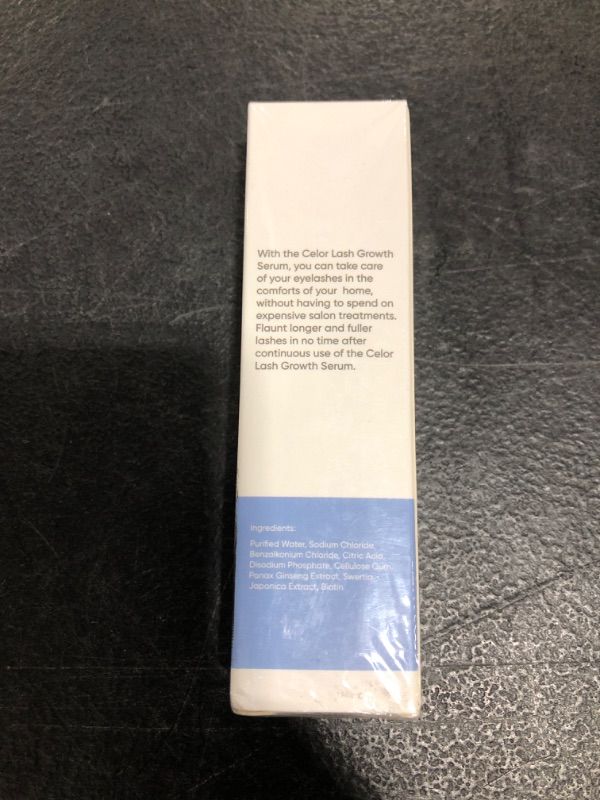 Photo 3 of Celor Lash Growth Serum 3 mL / 0.1 oz Stimulates Growth & Strengthens Eyelashes

