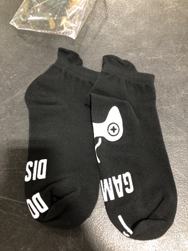 Photo 3 of Do Not Disturb I'm Gaming Socks, Gaming Sock Novelty Gifts for Teen Boys Mens Gamer Kids Sons Husbands Dad Father
ONE SIZE.