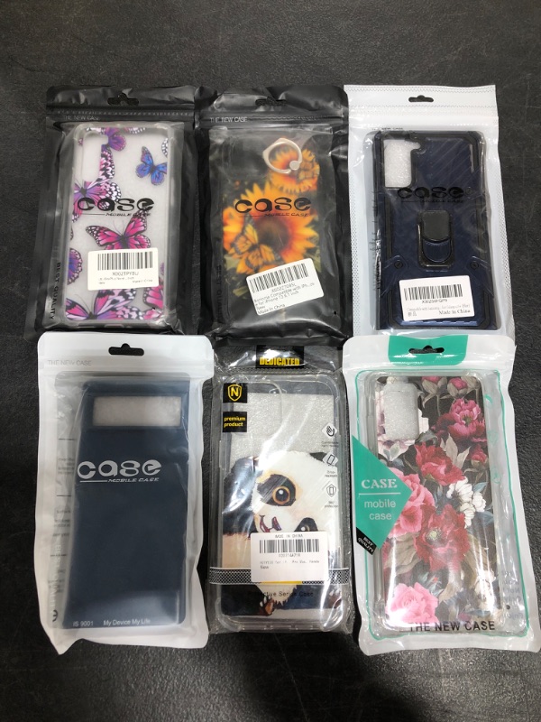 Photo 1 of VARIOUS SMARTPHONE CASES, LOT OF 6 ITEMS. 