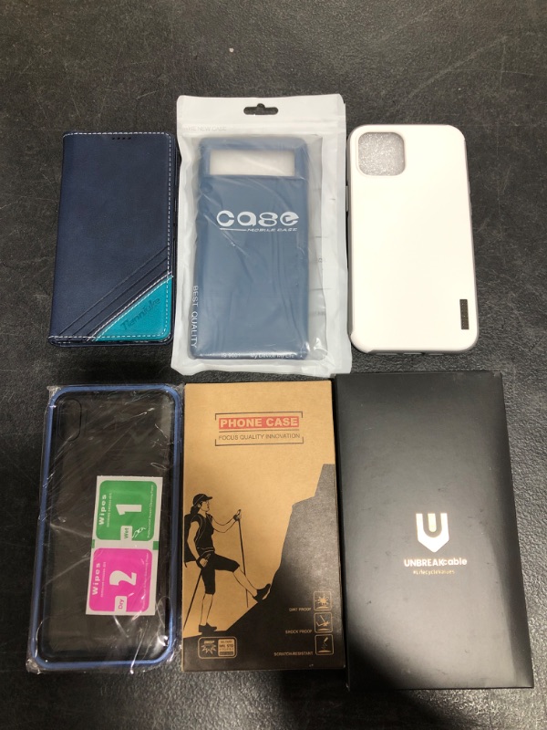Photo 1 of VARIOUS SMARTPHONE CASES, LOT OF 6 ITEMS.
