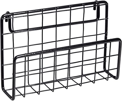 Photo 1 of Amazon Basics Letter Sorter for Wall Grid Panel, Black
