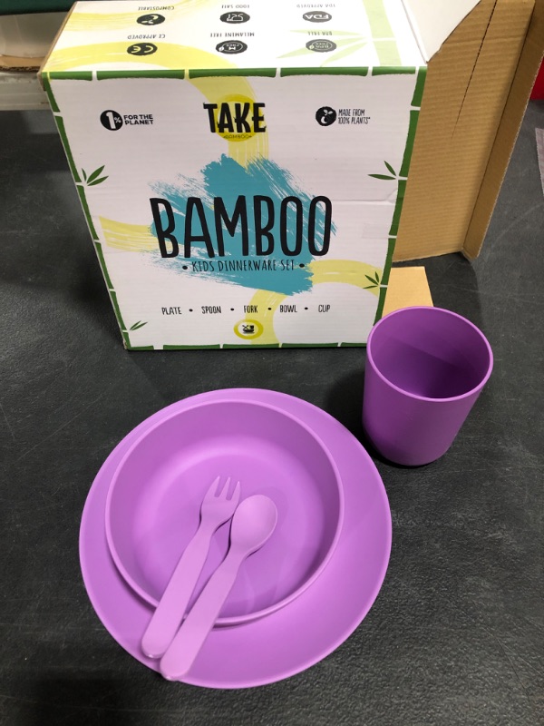 Photo 1 of TAKE BAMBOO KIDS DINNERWARE SET