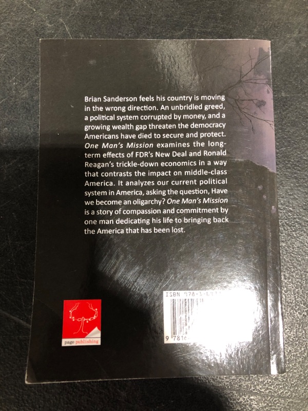 Photo 3 of One Man's Mission Paperback – March 23, 2020
