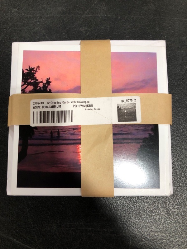 Photo 3 of 3dRose Hawaiian Sunset - Greeting Cards, 6 x 6 inches, set of 12 (gc_6075_2)
